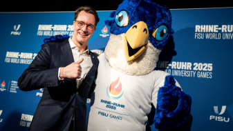 100 Tage bis zu den Rhine-Ruhr 2025 FISU World University Games
