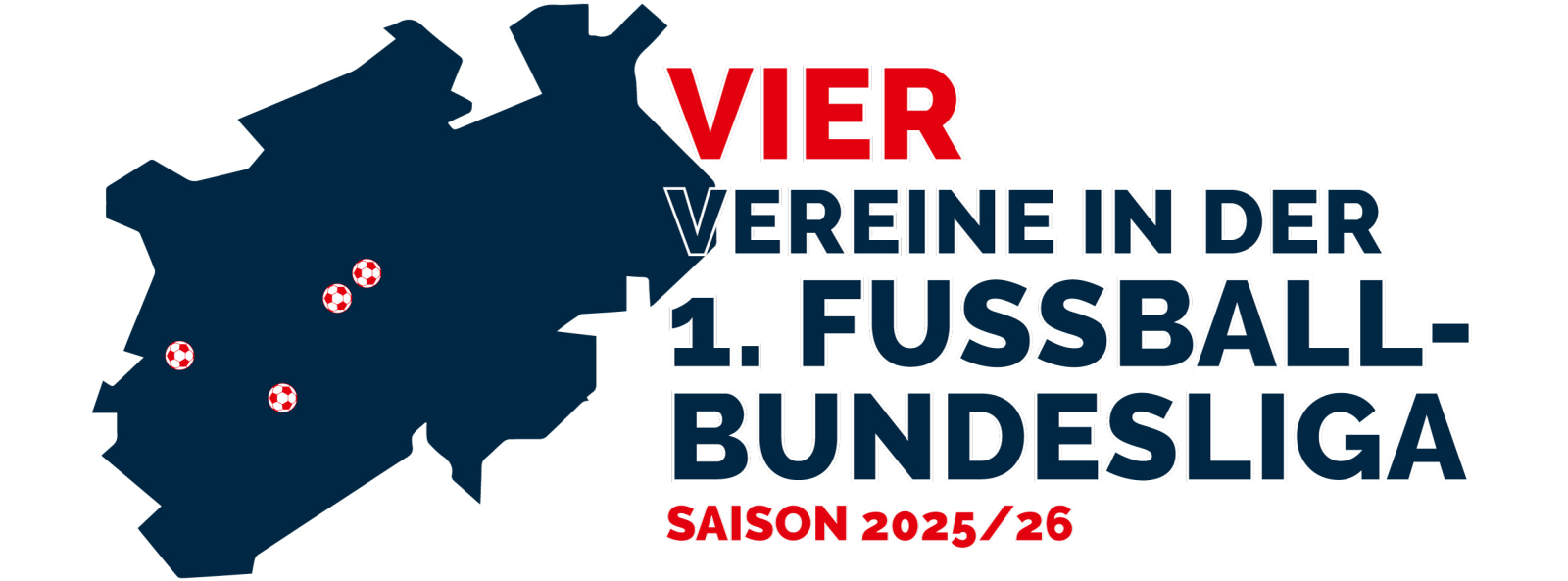 Grafik der Bundesliga-Vereine der Saison 2025-2026