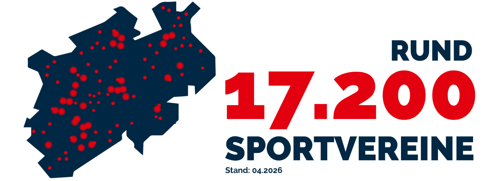 Grafik über die rund 17.200 Sportvereine